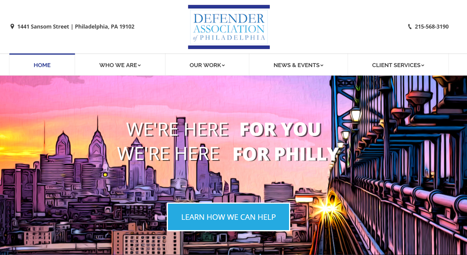 Defender Association Of Philadelphia Home Page