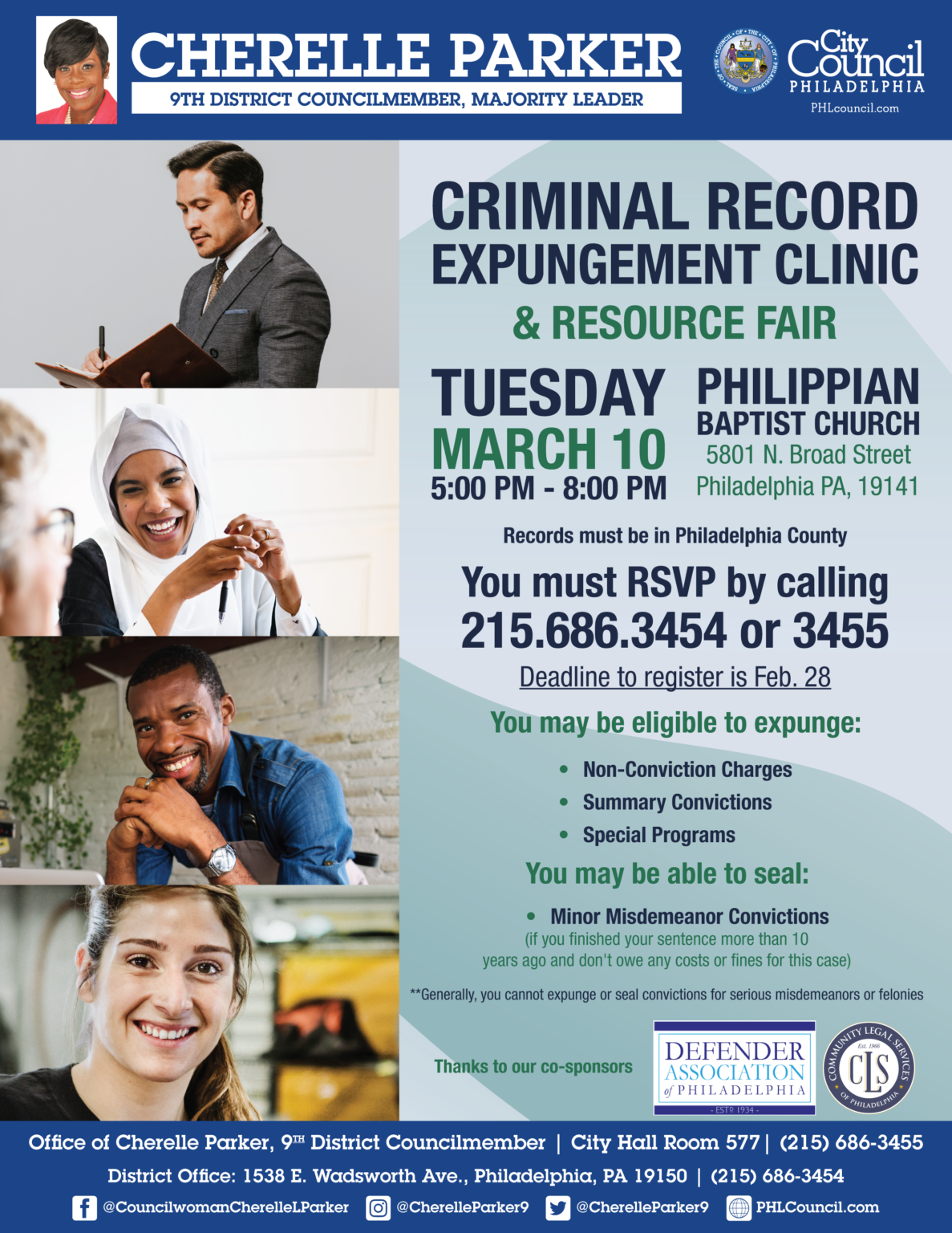 Criminal Record Expungement Clinic Defender Association of Philadelphia