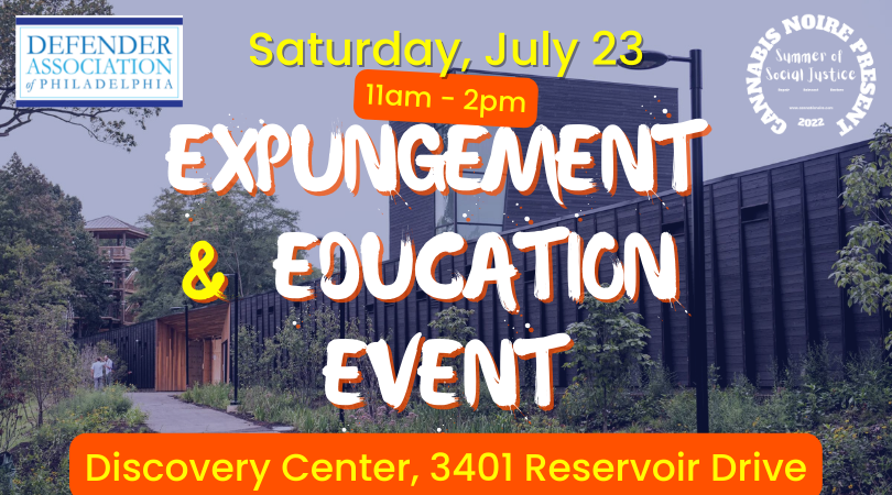 Expungement Event: July 23