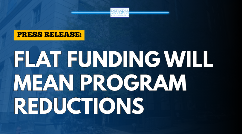 Flat Funding Will Mean Reductions to Some Services